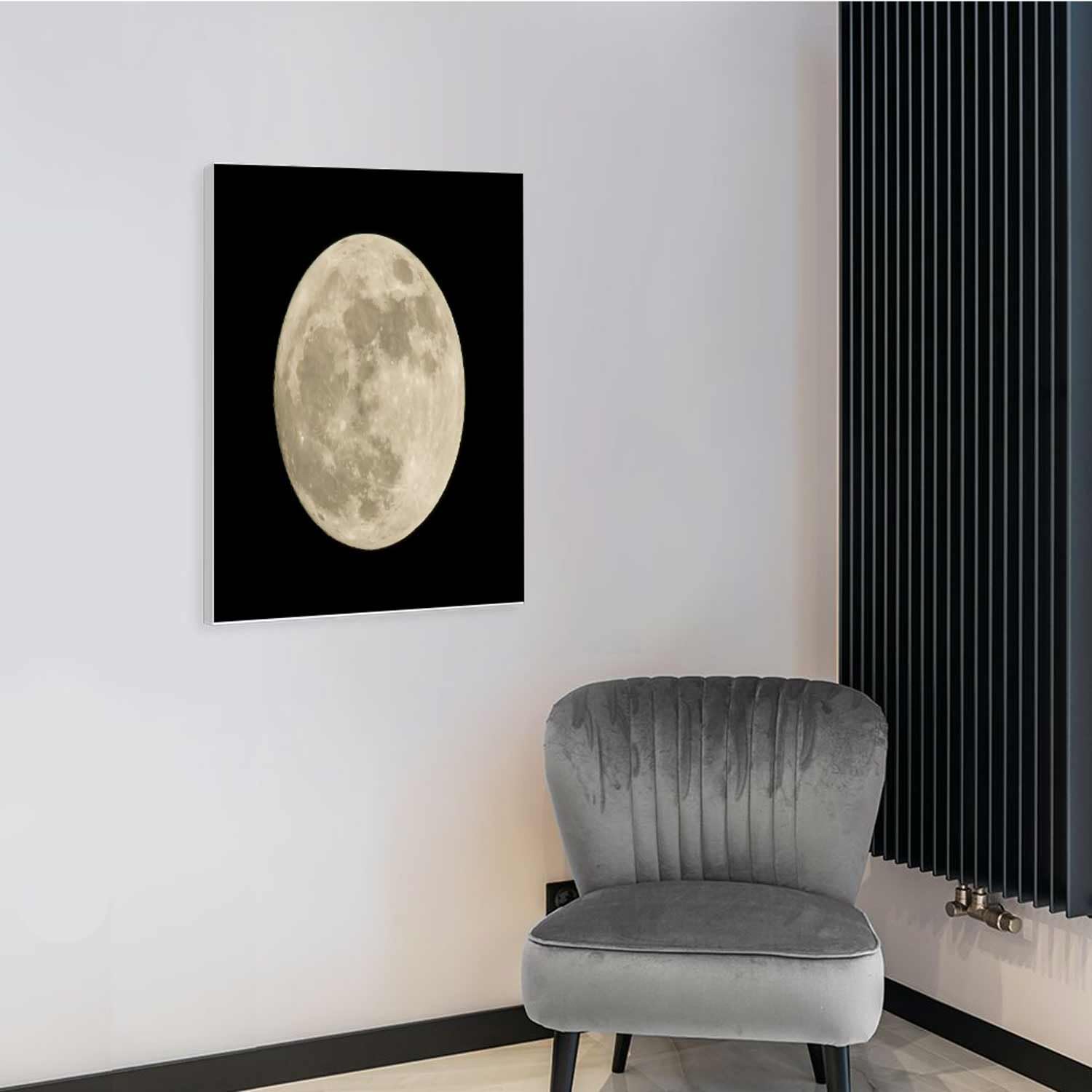 THE MOON 月面図 アルミ枠入り 【公式通販】